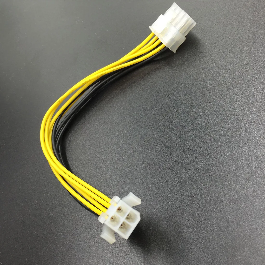 

4 Pin Male to 8 Pin Female Motherboard CPU Power Converter Cable Lead Adapter 4P to 8P Office Supplies