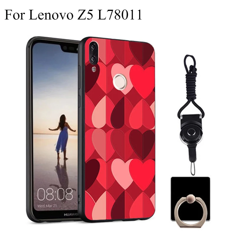 Комплект из 2 предметов мягкий TPU чехол для телефона lenovo Z5 L78011 Z 5 силиконовый