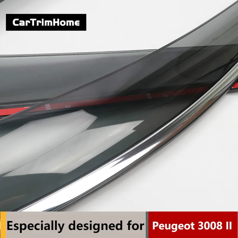 4 шт. защитный козырек от солнца и дождя для Peugeot 3008 II 2017 2018 2019|Наклейки на