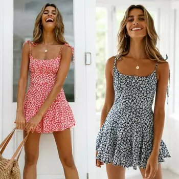 

Hirigin Women's Maxi Boho Off Shoulder Jumpsuit Floral Summer Beach Cocktail Evening Party Mini Playsuit