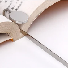 Новое поступление, закладка серебряного цвета, высокое качество, украшение для чтения, книжные декорации, круглая и клеверная металлическая лебедь, Закладка Neck