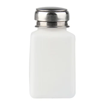 

100/200ml Pressure Bottle Nail Art Mini Pump Dispenser Empty Bottles Acrylic Gel Polish Remover Liquid Container Perfume Bottles