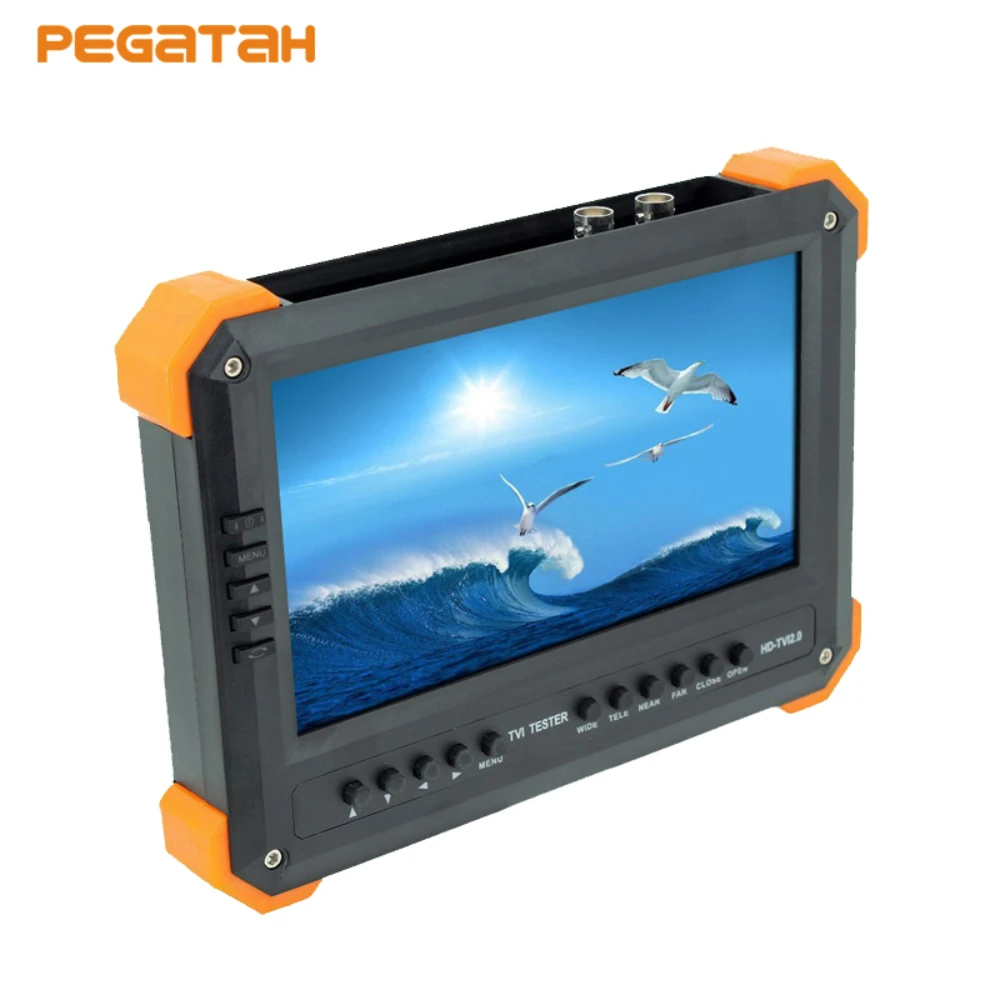 7 inch CCTVCamera Tester UTC 4MP AHD 3MP TVI 1080P CVI CCTV Tester Monitor Support VGA and HDMI Inp