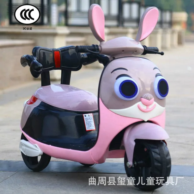 New Children Electric Motorcycle Three Wheels Electric Car for Kids Ride on 1-3-6 Years Charging Music Motorcycle Electric Trike