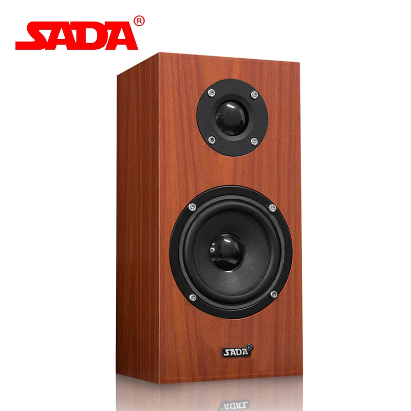 Sada V180 Multifunction Home Stereo Heavy Bass Wooden 3d Subwoofer Usb