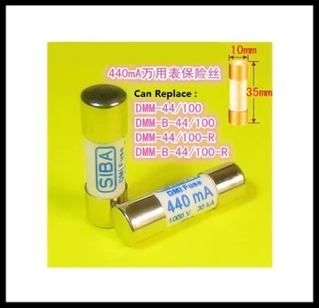 

5-15 pcs/Lot 10 x 35mm 440mA 1000V 30kA 5021006 Fast-Acting Ceramics Fuse For Multimeter Brand New