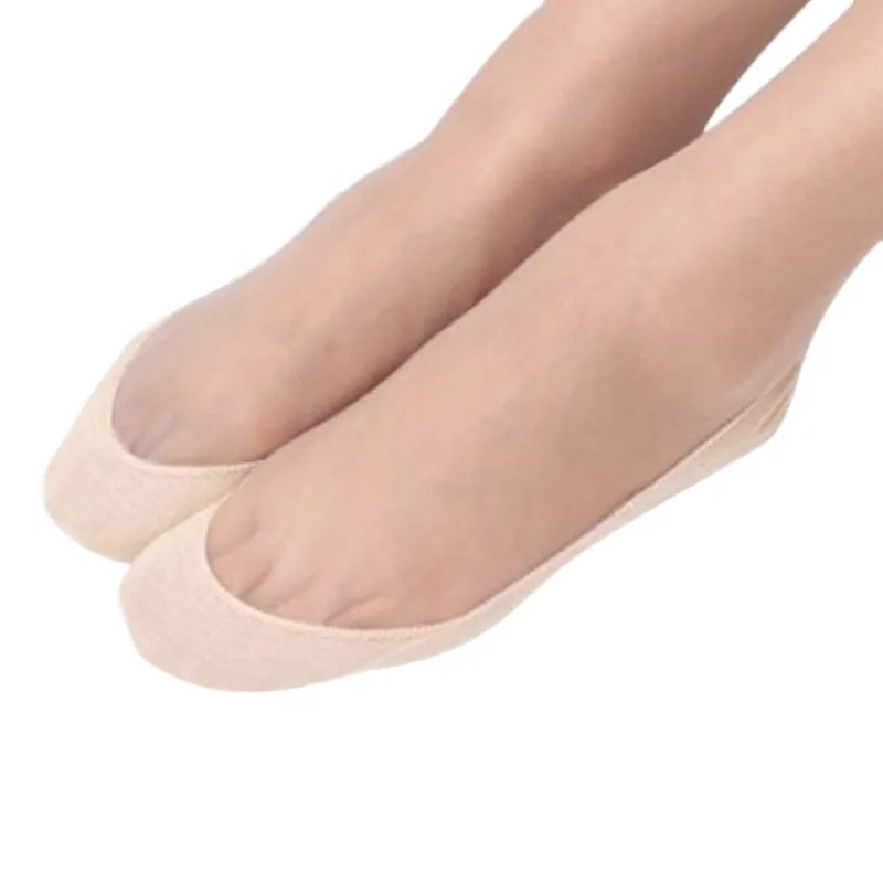 1 пара, женские модные хлопковые носки-башмачки, противоскользящие, невидимые, с подкладкой, не показывают, педики, низкие, противоскользящие, ледяные, Прямая поставка, Z0311