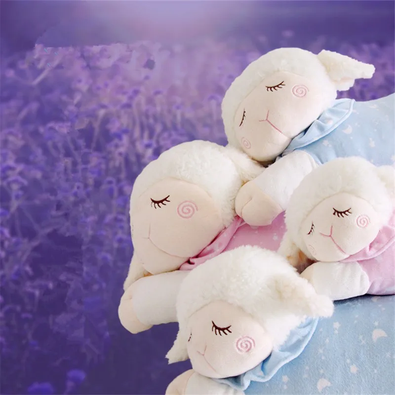 Super Soft Sweet Sheep Plush Toys Baby Kids Sleeping Comfort Stuffed Dolls Children Friends Lovers Gift 364656cm (3)