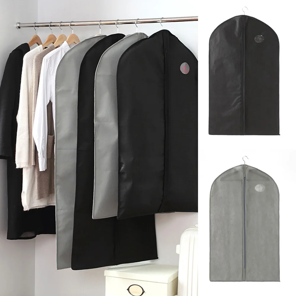 Details about   Suit Garment Bags Dress Clothes Coat Dust Cover Breathable Protector Storage Bag