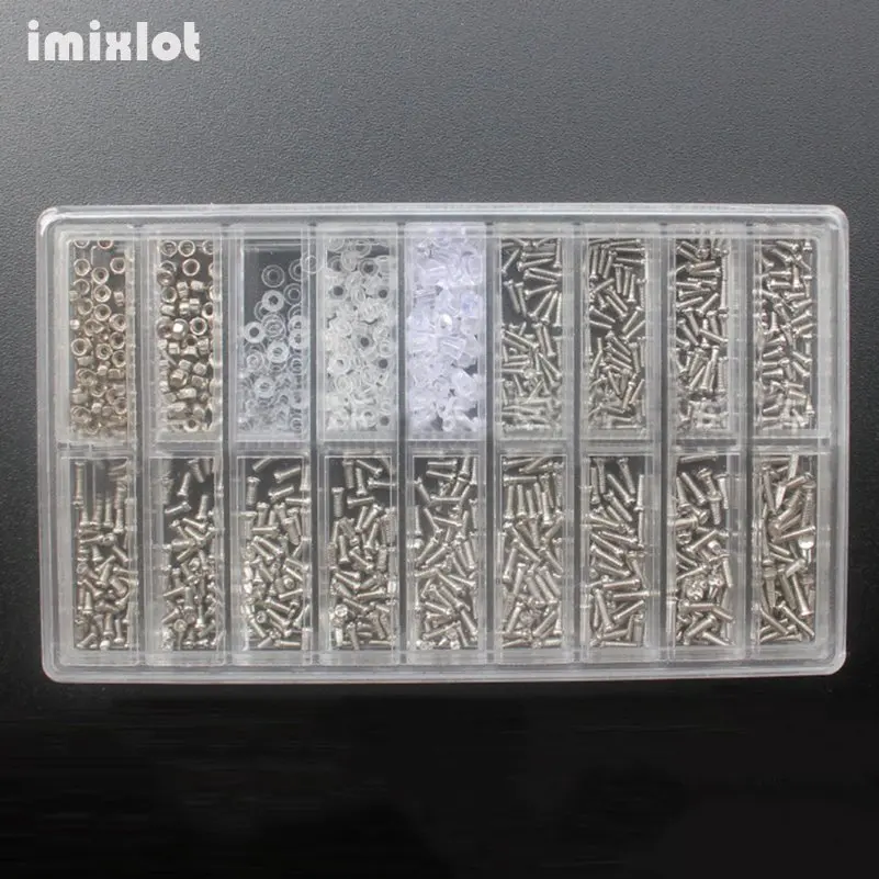 

Imixlot 900 Pcs/Set Sunglass Watch Spectacles Phone Tablet Tiny Screws Nuts Screwdriver Repair Tool Set Kits For Glasses