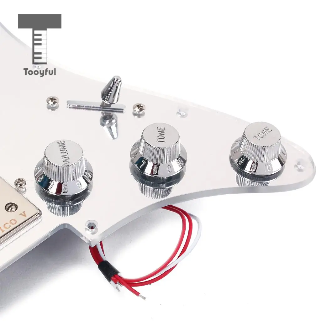 Tooyful SSH загружен Prewired Pickguard набор хамбакеров для Strat ST электрогитары
