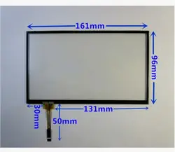 Новый 7-дюймовый Планшет E дорожной навигации gps MP4 MP5 вообще сопротивление рукописный сенсорный экран панели 161*96