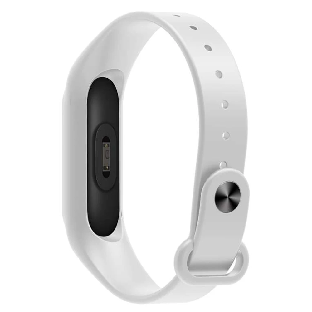 Для Xiaomi mi Band 2, ремешок для браслета, цветной ремешок, сменный смарт-браслет, аксессуары для mi Band 2, силиконовый браслет - Цвет ремешка: white