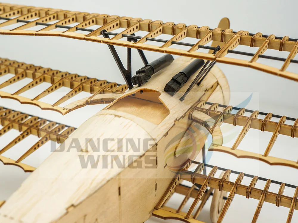 Balsa Wood Fokker DRI модель самолета по дереву набор для строительства 3D деревянная головоломка DIY игрушка для взрослых подарок бойфренду на день рождения