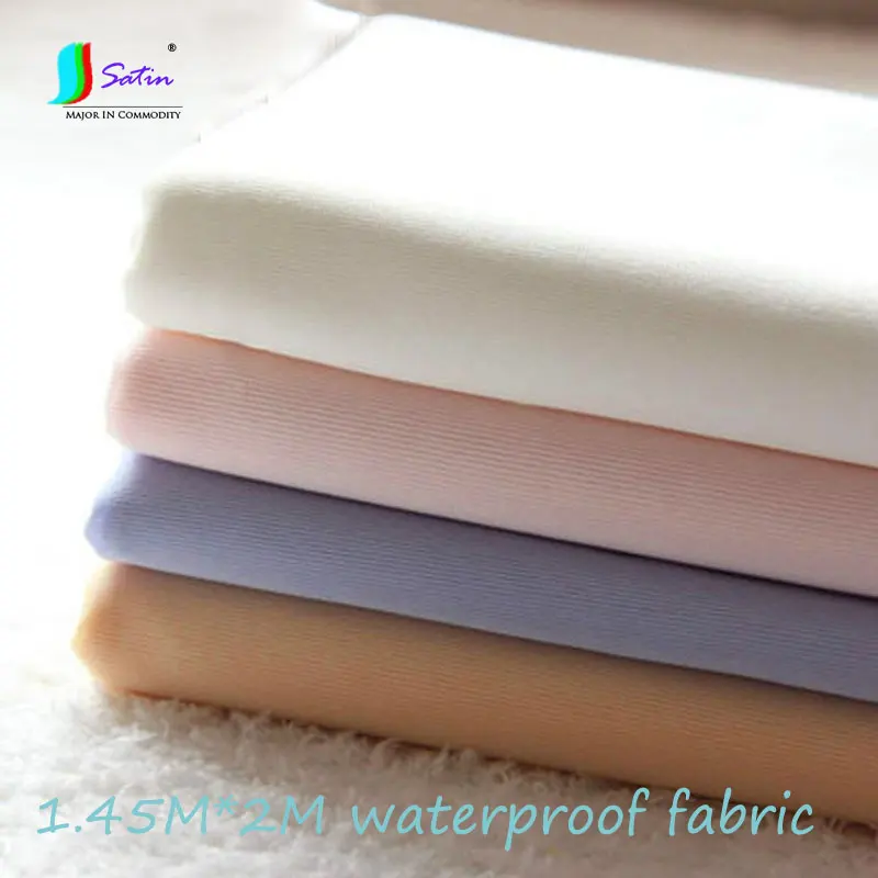 

TPU Waterproof Fabric for Baby bib Old Man Diaper Nursing Pad Sheet Bath Curtain,Light Color Breathable Durable Fabric A0017C
