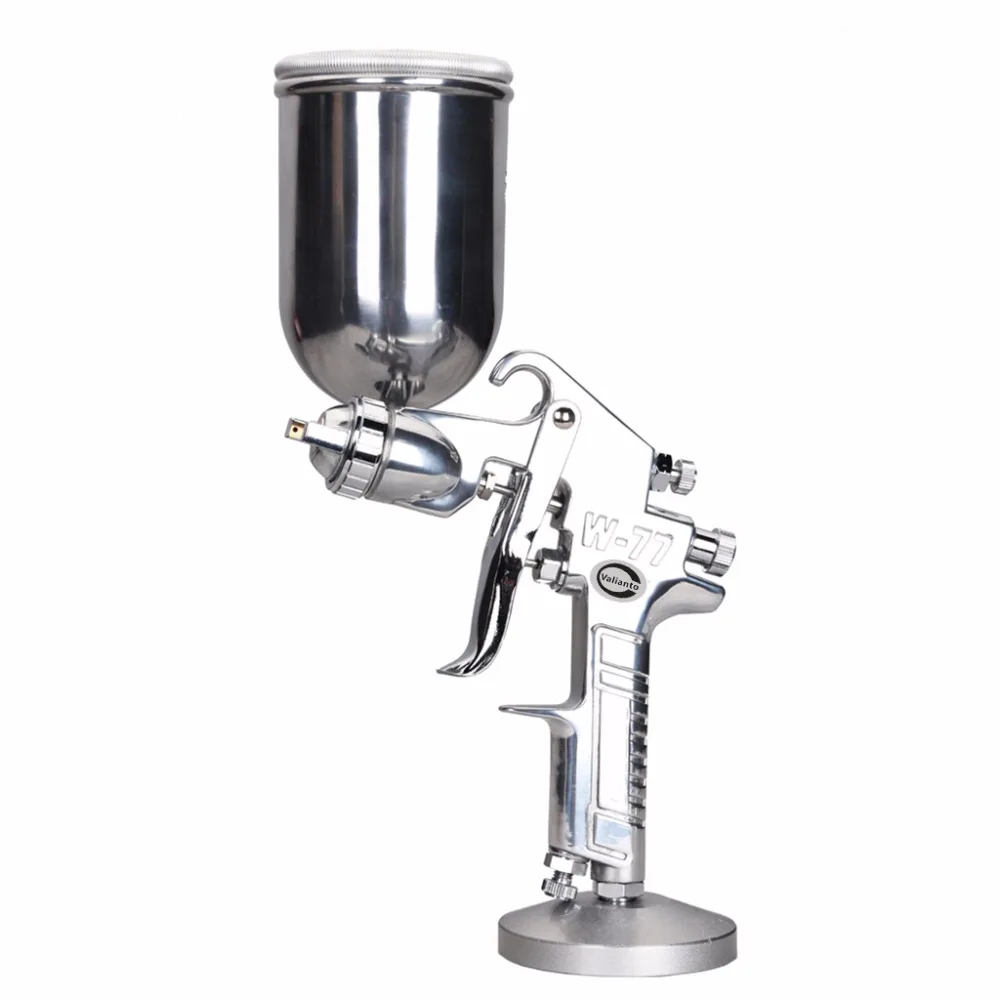 

W77-G Silver Professional Paint Spray Gun Gravity Feed Mini Air Paint Spray Guns Airbrush For Painting Car Aerograph