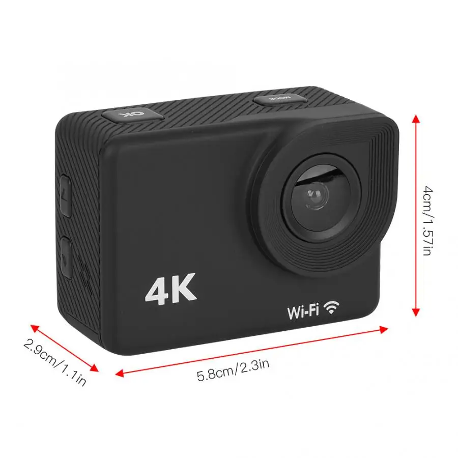 4K HD экшн Камера Подводная 30 м Водонепроницаемая WiFi Спортивная видео запись