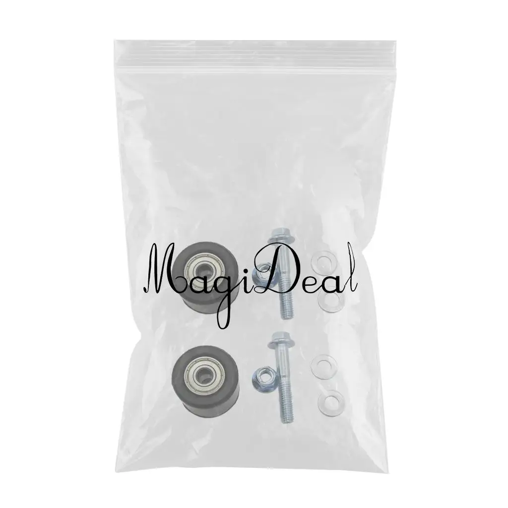 2Pcs 8mm Chain Roller Tensioner Pulley Wheel Guide for Yamaha YFZ 350 Banshee Motorbike High Quality and Durable