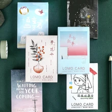 Звезда 28 шт \ LOMO карты DIY милые Креативные забавные поздравительные открытки пустые открытки мини открытки канцелярские принадлежности для студентов офисные принадлежности