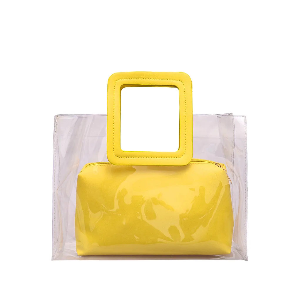 OCARDIAN женские сумки модные прозрачные дикие милые сумки через плечо маленькая сумка через плечо женские сумки 932729 - Цвет: Yellow