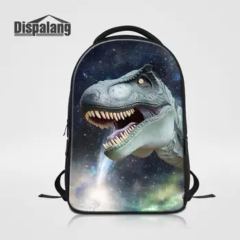 

Cool Dinosaur Print School Backpacks for Children Men 3D Large Animal Casual Travel Laptop Backback Teenager Double Shoulder Bag