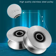 Универсальный высокое качество 304# Нержавеющая сталь диаметр 48 68 73 120 мм подшипник шкива оборудование для фитнеса