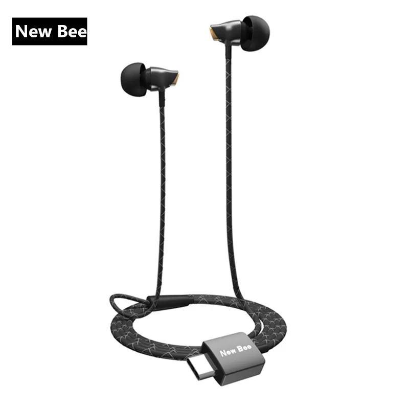 

NewBee Ceramic Type-c Earphone Noise Reduction High Fidelity Music Headset Suitable For Huawei P9 For LG G5/Nexus 5X