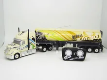 Kingtoy Detachable Electric Remote Control Big Size 1:32 RC 6CH container heavy truck with lights and sounds 4 Colors