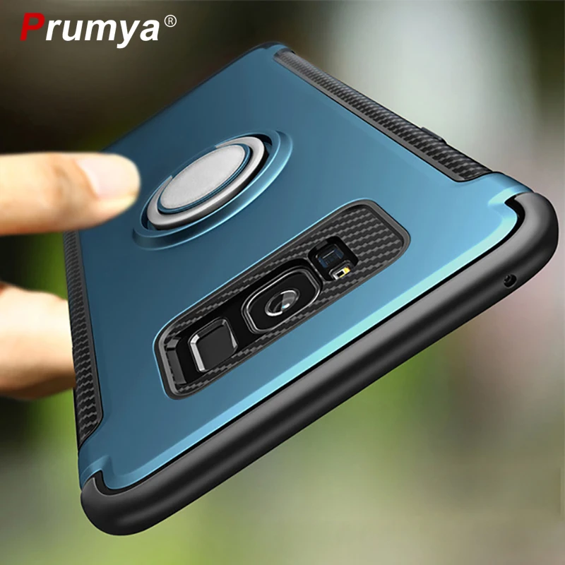 

Luxury Armor Case For Samsung J3 J5 J7 2016 2017 S8 S9 Plus Ring Stand Holder Shockproof Cover For iPhone X XR XS Max 6 7 8 Plus