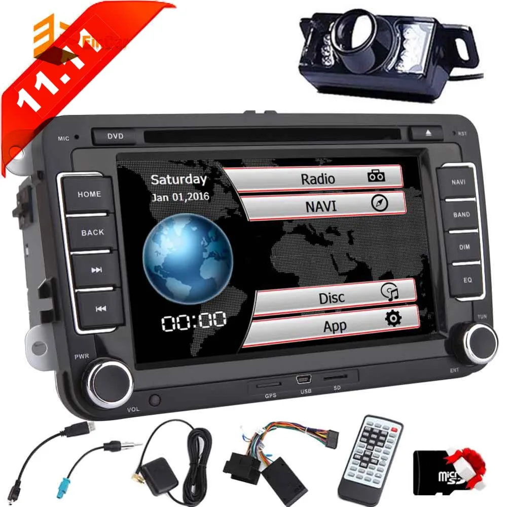 

2DIN Car PC DVD GPS Navigator for Volkswagen GOLF 5 for MK5 for MK6 PASSAT B6 POLO Fabia Car radio coche Radio USB/SD GPS map