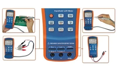 Быстрое прибытие высокая частота ручной Цифровой LCR метр тестер TH2822C 100 кГц