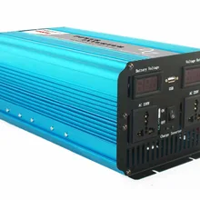 24v 220 В немодулированная Синусоидальная волна инвертирующий усилитель 1500 Ватт Солнечная inverstor блок питания с дисплеем в сборе