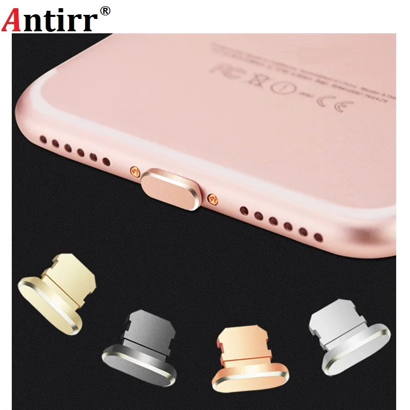 Металлическая Пылезащитная заглушка для зарядки, пылезащитная заглушка для iPhone 8, 6 S, 7 Plus, мини Пылезащитная заглушка для iPhone 5, 5S, SE, аксессуары для телефонов