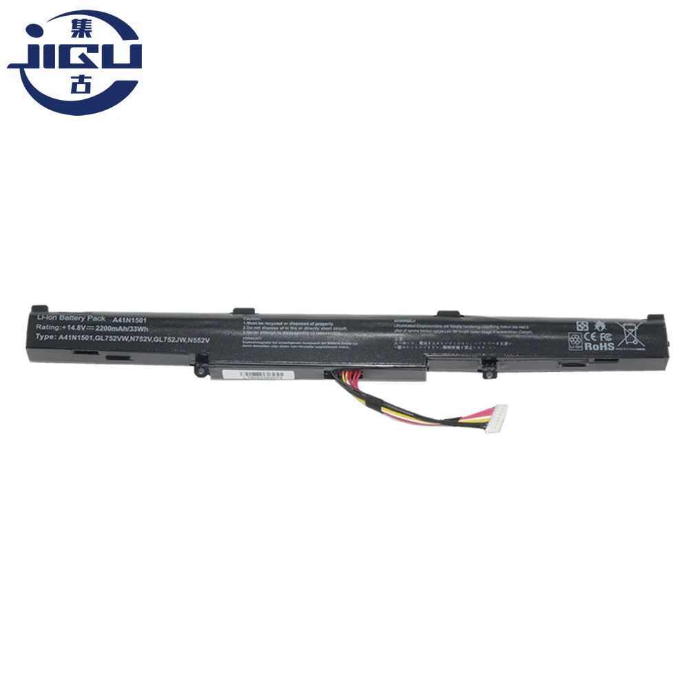 

JIGU A41Lk9H A41N1501 Laptop Battery For ASUS N752V N752VW UX450 UX450F UX480 For ZenBook Pro 14 UX450 4CELLS