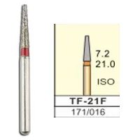 12 шт. стоматологический Алмазный ФГ 1,6 мм плоский конус Бур для NSK Стиль высокоскоростной воздушный турбинный TF-13C, TF-12F, TF-21F, TF-12EF, TF-21EF