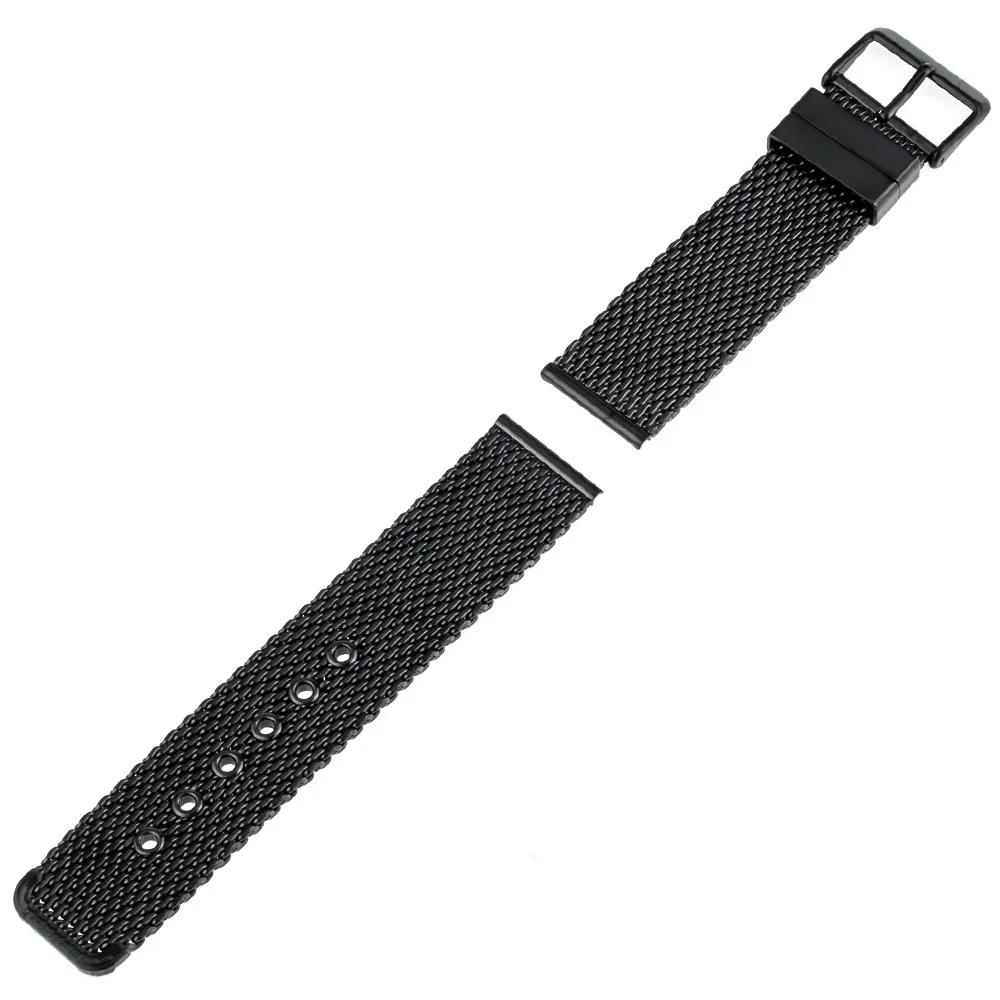 20 мм 22 мм Миланский ремешок для Timex Expedition часы Weekender браслет из нержавеющей стали для мужчин женщин черный серебристый