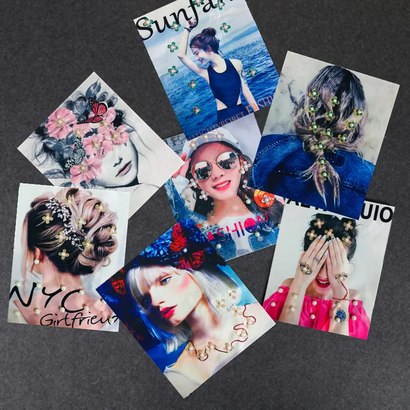 

2019 New Fashion DIY Applique Embroidery Applique Costume Decoration Dimensional Hand-sewn Sequins Bead Piece