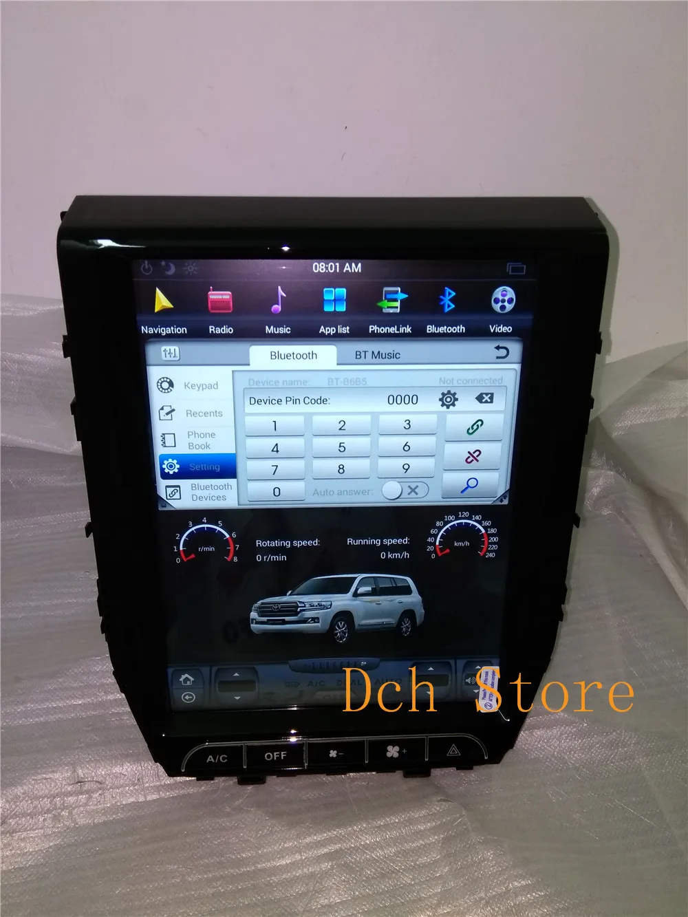 12,1 дюймов вертикальный tesla стиль Android 8,1 автомобильный DVD gps авто радио navi для Toyota LandCruiser land cruiser LC200