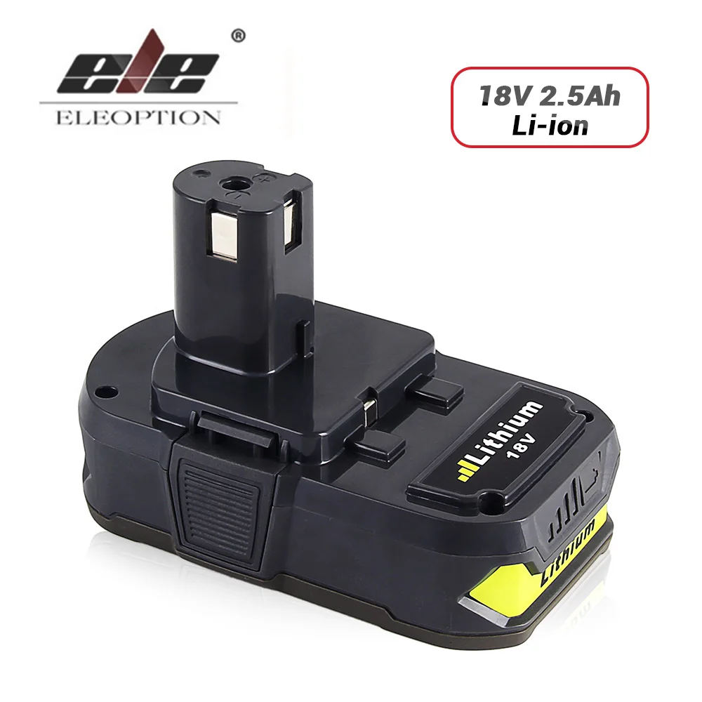 

RB18L25 Rechargeable Battery For Ryobi 18V 2500mAh Li-Ion One Plus for power tool P103 P104 P105 P108