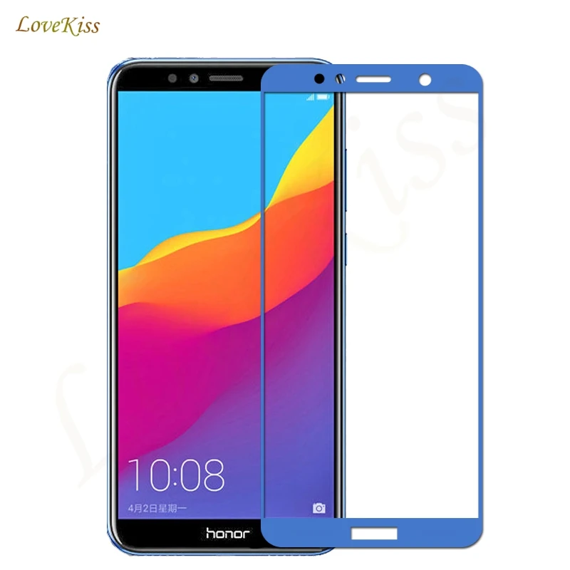 Закаленное стекло 9 H с полным покрытием для Huawei Honor 7A Pro Защитная пленка экрана AUM