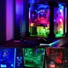 Coolo 50/100/150/200cm RGB LED Strip Light PC Computer Case Decoration Strip Light, SATA Power Supply, RF Wireless Controller ► Photo 1/6