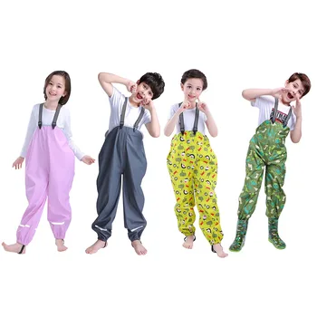 

Children Rain Pants Waterproof Trousers Unisex Rainwear Windproof Clothes