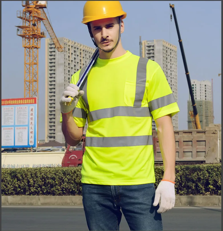 SFVest Free shipping Safety Cycling Reflective T shirts Sportswear