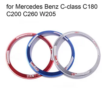 

new arrival Car Styling Steering Wheel Trim Decorative Circle Cover Accessories for Me-rcedes-B-enz C-class C180 C200 C260 W205