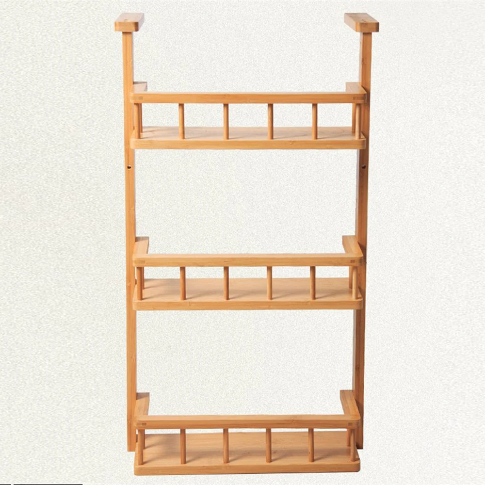  A1 Bamboo refrigerator rack hanging multi-purpose finishing storage shelf kitchen seasoning rack ba - 32915587526