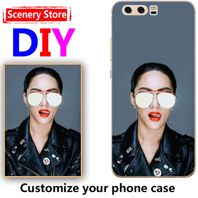 

Customiz Name Letter Photo Picture Cell Phone Case For Huawei Ascend P10 Plus P10+5.5" DIY Back Case Cover For Huawei P10Plus