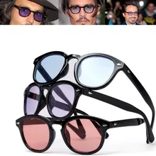 Винтажные Солнцезащитные очки с полной оправой для мужчин от Jonny Depp rober Downey Jr, Ретро стиль, Rx able