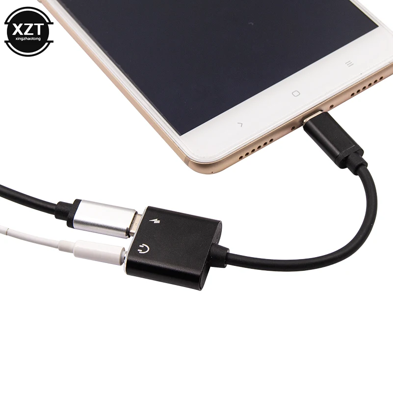 Горячий USB Тип C до 3 5 мм aux адаптер зарядный c jack конвертер для Huawei P20 Xiaomi 6 8|Кабели