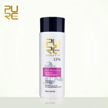 PURC 12% 100 мл Формалин кератин восстанавливает поврежденные волосы, чтобы сделать волосы гладкими и блестящими прямыми волосами