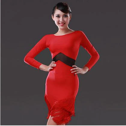 sexy skirt latin dance dress women clothes tassel